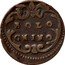 Italy 1 Bolognino (Francesco I d'Este. Modena) BOLO GNINO coin reverse