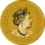 Australia 1 Dollar Elizabeth II 6th Portrait. Year of the Rabbit 2023 P BU in PNC ELIZABETH II AUSTRALIA 2023 1 DOLLAR JC coin obverse