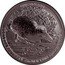 New Zealand 1 Dollar Tokoeka Kiwi. 2023  BU 1 DOLLAR TOKOEKA SOUTHERN BROWN KIWI coin reverse