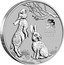 Australia 1 Dollar (Year of the Rabbit. Bullion) 兔 RABBIT 2023 P coin reverse