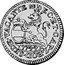 Belgium 1 Escalin KM# 140.2 Liege/ Sede Vacante DEC ET CAP LEOD SEDE VACANTE 1744 coin obverse