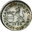 Belgium 1 Escalin Sede Vacante. St. Lambert 1784  KM# 175 DEC ET CAP LEOD SEDE VACANTE 1784 coin reverse