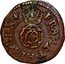 UK 1 Farthing (Rose. Mules of Types 1 and 2 or 3) KM# 175a FRAN ET HIB REX coin reverse