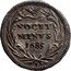 Italy 1 Grosso (Innocent XI. Wreath Type 1) NOCET MINVS 1685 coin reverse
