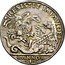 Italy 1 Osella (Eagle and Dragon) X# 145 ANNO I RESISTIT IMPAVIDE coin reverse