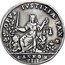 Italy 1 Osella (Figure of Justice With Sword) ANNO VIII OPVS IVSTITIÆ PAX coin reverse