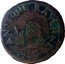 Italy 1 Quattrino (Benedict XIV) ANTIQUE RAVENNE 1744 coin reverse