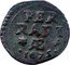 Italy 1 Quattrino (Clement X Anepigraph) FER RARI Æ 1675 coin obverse