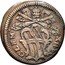 Italy 1 Quattrino Clement XII St. Ubaldo. Bare Head ND (1730-1740)  CLEM XII P M coin obverse