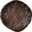Italy 1 Sesino (Modena. Francesco I d'Este) FRA II MVT REG E C DVX X coin obverse