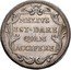 Italy 1 Testone (Innocent XI. Cartouche Type 8) MELIVS EST DARE QVAM ACCIPERE coin reverse