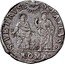 Italy 1 Testone (Urban VIII S. Peter and S. Paul) S PETRVS S PAVLVS ROMA coin reverse