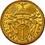 Italy 1 Zecchino Sede Vacante 1758 VBI UVLT SPIRAT coin obverse