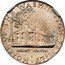 USA 10 Cents (Pattern) HOME OF THE WASHINGTON FAMILY MOUNT VERNON coin reverse