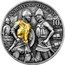 Malta 10 Euro Great Siege of Malta in 1565 2022  BU Antiqued KNIGHTS OF THE PAST 10 EURO MF coin reverse