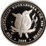 Australia 2 Dollars (Kookaburra. No Inner Circle) THE AUSTRALIAN KOOKABURRA 2 OZ. 999 SILVER 2000 P coin reverse