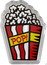 Niue 2 Dollars Pop Culture - Popcorn - Burton Morris 2023 POP! coin reverse