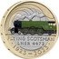 UK 2 Pounds (Flying Scotsman Centenary. Coloured) JB FLYING SCOTSMAN LNER 4472 1923-2023 coin reverse