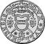 Belgium 2 Testons (Ernst) KM# 18.2 DVX BVILLONIENSIS 16 11 coin reverse