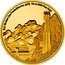 Niue 25 Dollars The Lord of Rings. Middle Earth Mordor 2023 © & TM NEW LINE PRODUCTION INC. (S22) 1/4 OZ 9999 FINE GOLD coin reverse