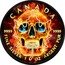 Canada 5 Dollars (Burning Skull) CANADA 9999 9999 FINE SILVER 1 OZ ARGENT PUR coin reverse