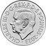UK 5 Pounds Charles III Bull of Clarence 2023  BU CHARLES III D G REX F D 5 POUNDS 2023 MJ coin obverse