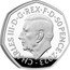 UK 50 Pence (Albus Dumbledore. Coloured) CHARLES III D G REX F D 50 PENCE 2023 MJ coin obverse