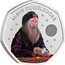 UK 50 Pence (Albus Dumbledore. Coloured) ALBUS DUMBLEDORE 25 YEARS OF MAGIC coin reverse