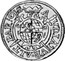 Belgium 6 Sols (Ernst) KM# 2 A VDIAT VR ALT PAR S coin reverse