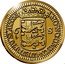 Netherlands 6 Stuiver 1768 Scheepjes-Schelling. Piedfort 2023 Proof MO NO ORDIN WEST FRISIÆ 2023 6 S coin reverse