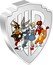 Niue Five Dollars Looney Tunes. The Wizard of Oz 2023  Proof WB coin reverse