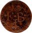 Belgium Liard (Ferdinand of Bavaria) KM# 35 DVX BVL MAR FRANCH CO LO HO F B coin reverse