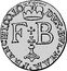 Belgium Liard (Ferdinand of Bavaria) KM# 43 DVX BVL MAR FRANCH CO LO F B coin reverse