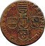 Belgium Liard (Georges-Louis de Berghes) KM# 134 EP ET PRIN LEO DUX BUL M F C L H coin reverse
