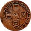 Belgium Liard (Jean Louis d’Elderen 1st type) KM# 97 DVX BVL MAR FRA COM LOS HOR coin reverse