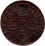 Belgium Liard Jean-Theodore of Bavaria. 1st Period 1744  KM# 145 EP ET PRIN LEO DVX B M F C L H coin reverse