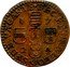Belgium Liard Sede Vacante 1724  (fr) Frappé à Liège KM# 127 DEC ET CAP LEOD SEDE VACANTE 1 7 2 4 coin reverse
