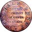 Canada One Half Penny (Copper Company of Upper Canada - Pattern) ONE HALF PENNY COPPER COMPANY OF UPPER CANADA coin reverse
