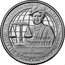 USA Quarter Dollar (Eleanor Roosevelt) UNITED STATES OFAMERICA DE ELEANOR ROOSEVELT UNIVERSAL DECLARATION OF CAC HUMAN RIGHTS QUARTER DOLLAR E PLURIBUS UNUM coin reverse