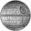Niue Ten Dollars Death Star 2022  Proof 3 OZ 999 FINE SILVER © & ™ LUCASFILM LTD. coin reverse