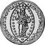 Italy Zecchino (Leonardo Donato) KM# Pn2 REGIS ISTE DVCAT SIT T XPE DAT Q TV coin reverse