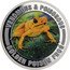 Samoa 1 Dollar (Golden Poison Frog) GOLDEN POISON FROG VENOMOUS & POISONOUS coin reverse