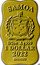 Samoa 1 Dollar (Haribo Goldbear 100th Anniversary. White) FA'AVAE I LE ATUA SAMOA 1/2 OZ AG 999 1 DOLLAR 2022 SAMOA © HARIBO coin obverse