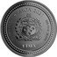 Samoa 1 Tala (Alpha & Omega - Rhodium plated) SAMOA 2021 0.5 TROY OUNCE 999 FINE SILVER 1 TALA coin obverse