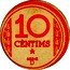 Spain 10 Centimos (Manresa) 10 CÈNTIMS coin reverse
