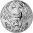 Niue 10 Dollars (Czech Lion. Crown) ČESKÁ REPUBLIKA 5OZ AG 999 coin reverse
