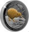 New Zealand Ten Dollars Tokoeka Southern Brown Kiwi 2023 TEN DOLLARS TOKOEKA SOUTHERN BROWN KIWI APTERYX AUSTRALIS coin reverse