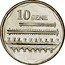 Samoa 10 Sene Tui Atua Tupua Tamasese Efi 2011 KM# 168 10 SENE coin reverse