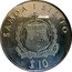 Samoa 10 Tala Tanumafili II Commonwealth Games 1982 Proof KM# 51 SAMOA I SISIFO $10 coin obverse