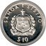 Samoa 10 Tala Building of the Tigris 1994 Proof KM# 94 SAMOA I SISIFO FAAVAEILE ATUA SAMOA $10 coin obverse